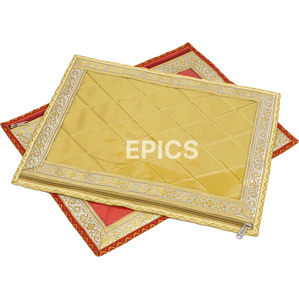 (Pack of 5) Silk Satin Single Saree Cover, Transparent Top saree covers