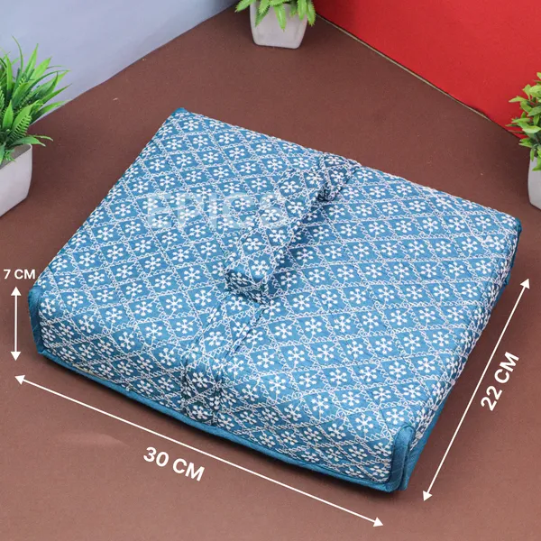 Epics Small Flower Design Jewellery Organiser bag | Travel Makeup Cosmetic Jewelry Storage organizer box for Bridal women Earrings Bracelet Necklace.