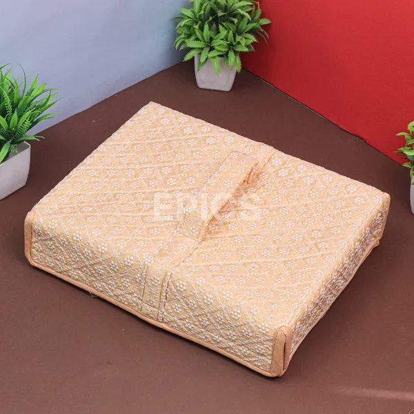 Epics Small Flower Design Jewellery Organiser bag | Travel Makeup Cosmetic Jewelry Storage organizer box for Bridal women Earrings Bracelet Necklace.