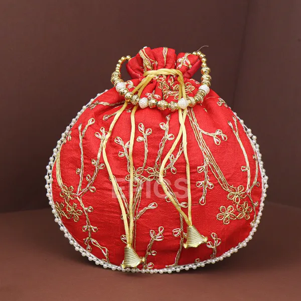 (Pack of 3) Embroidery Batwa Wedding return gift for women