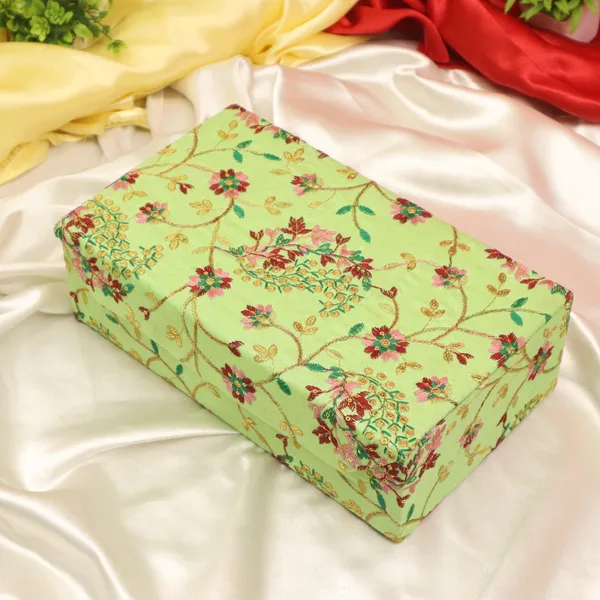 Epics Present Wooden Velvet Bangle Box, Bangle Organizer Box, Jewellery Storage Box, Rods For All Different Type Of Bangles.