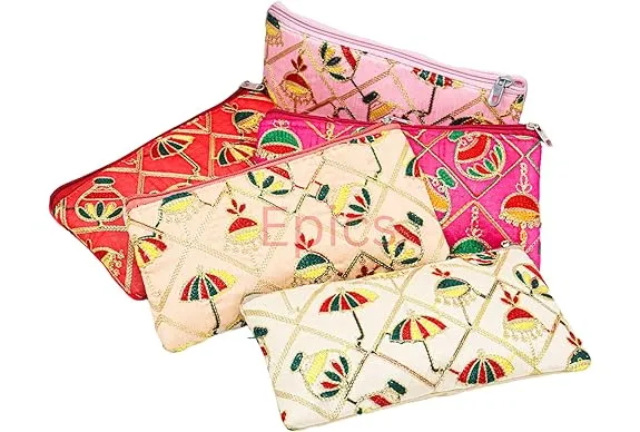 (Pack Of 5) Wedding Return Gift Clutch For Women