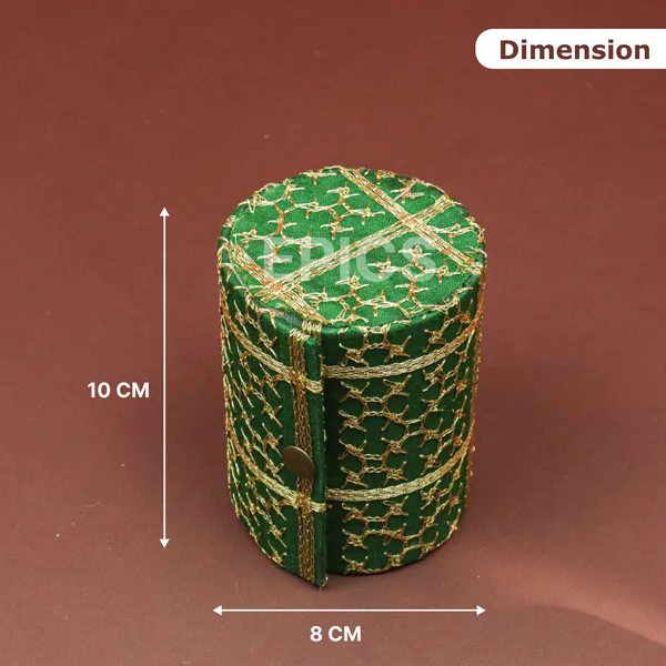 (Pack of 8) Wooden Checks Designed Bangle Box