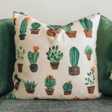 Brush Painted Cushion cover