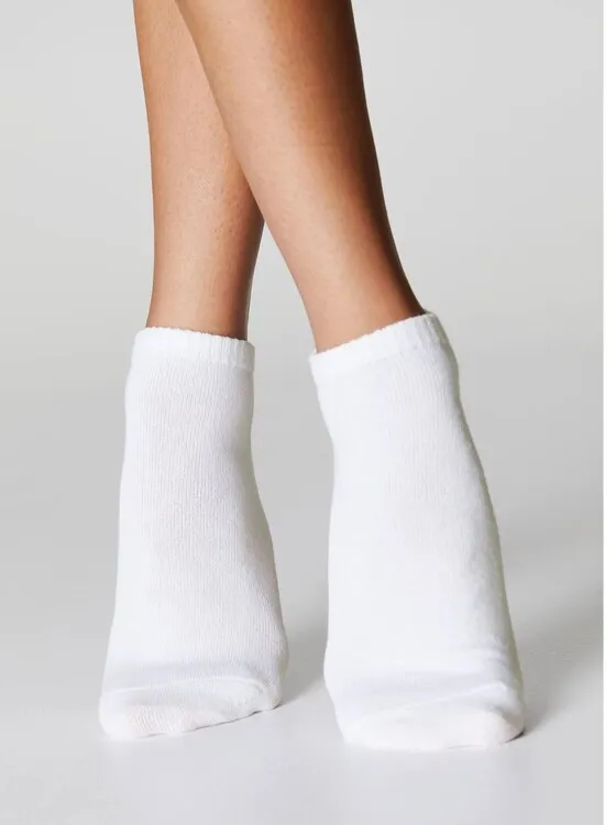 New X Comfort white ankle length socks ( pack of 5 )