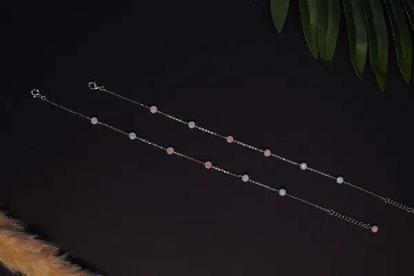 Italian Milkiy colour Anklet