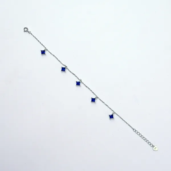 Celestial Blue Charm Bracelet