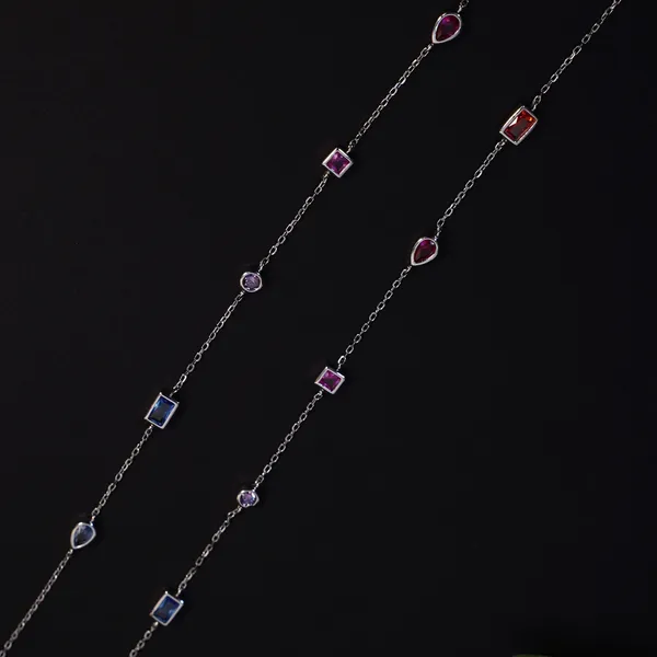 Italian Colour Stone Anklet