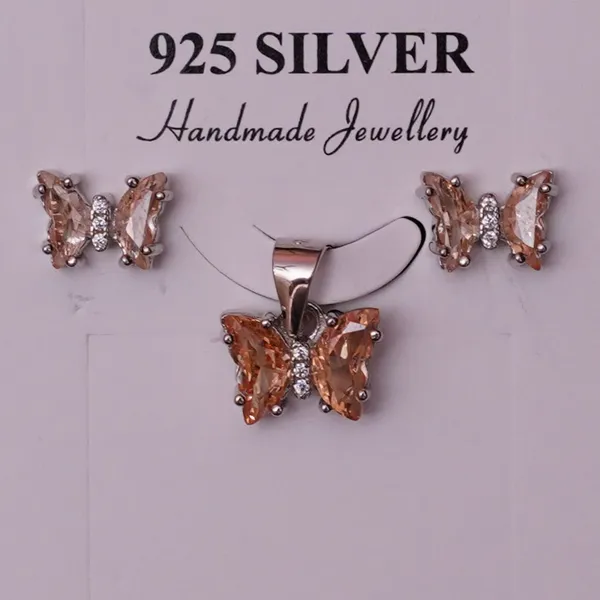 Dreamy Butterfly  light brown Pandentset