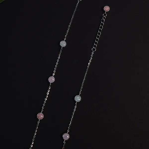 Italian Milkiy colour Anklet