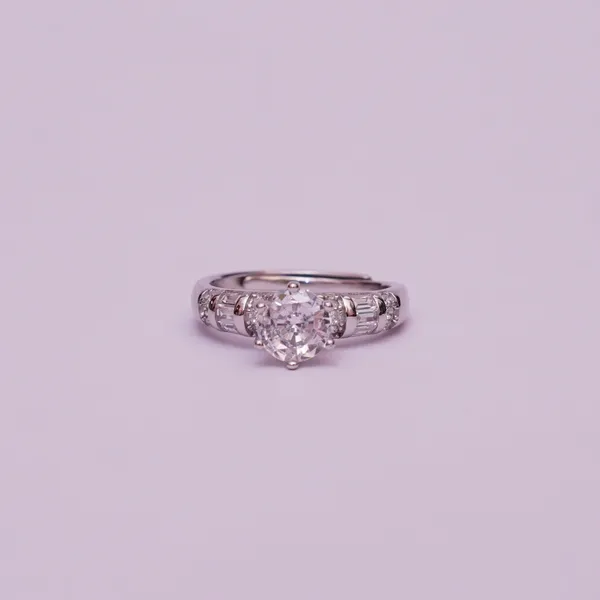 925 Sterling Silver Adjustable Statement Ring