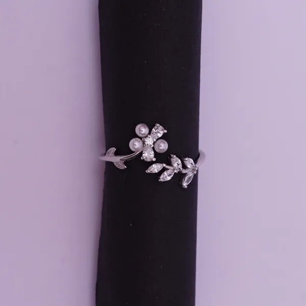 925 Sterling Silver Adjustable Vine Ring