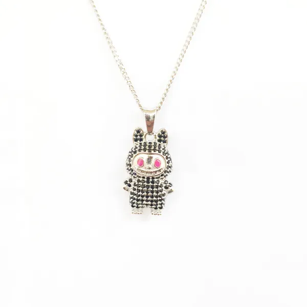 Labubu Chain Pendant (Black)
