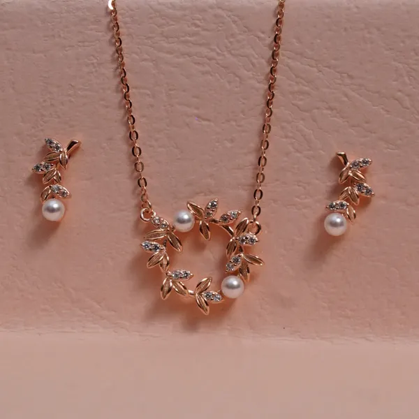 Ethereal Bloom Ensembler RG chain pandent  set