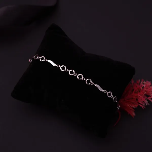 Moonlit Waves Silver Bracelet