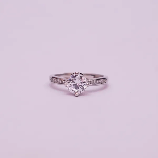 925 Sterling Silver Adjustable Cluster Ring