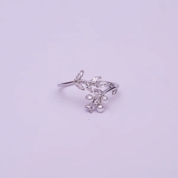 925 Sterling Silver Adjustable Vine Ring
