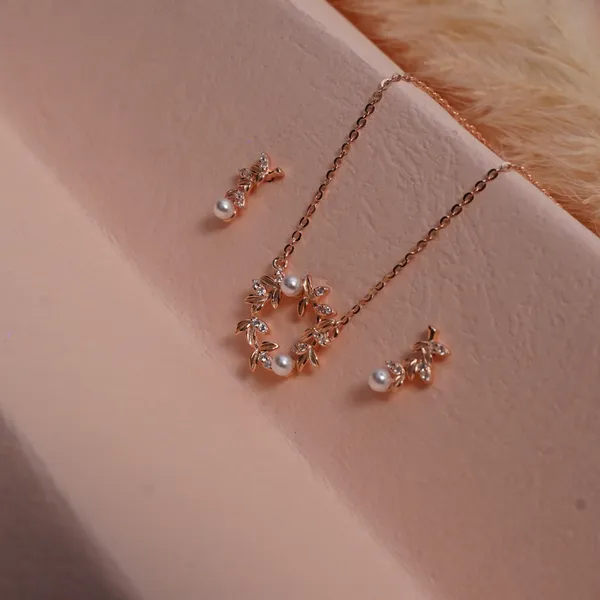 Ethereal Bloom Ensembler RG chain pandent  set