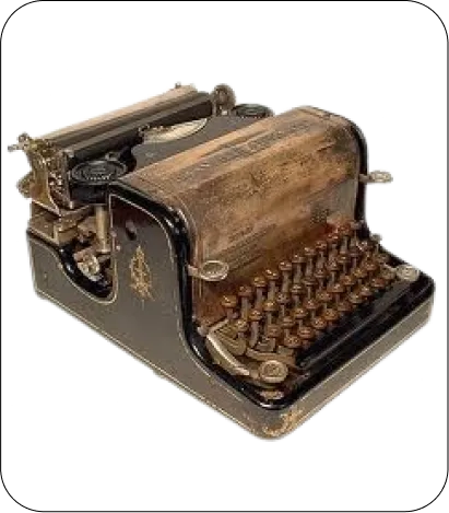 Brass Typewriter